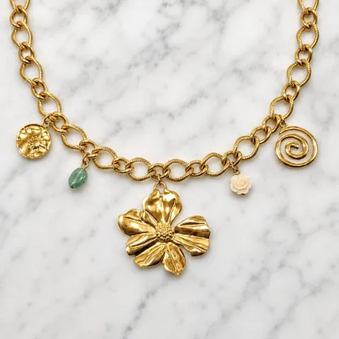 Bloem bedelketting