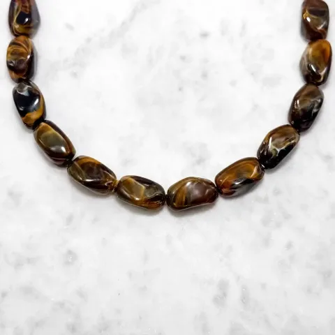 Bruine kralenketting | Stel Zelf Samen