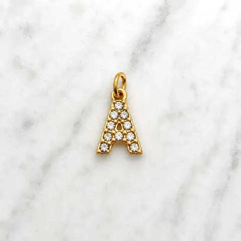 Glitter initiaal bedel