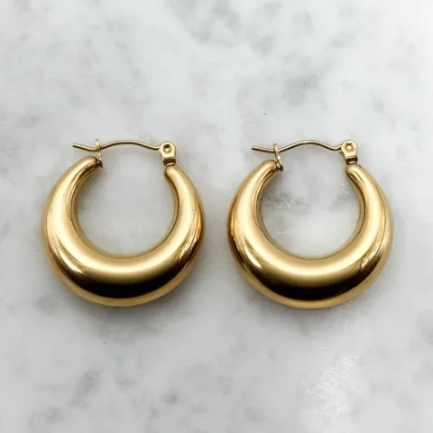 Icon hoop oorbellen small