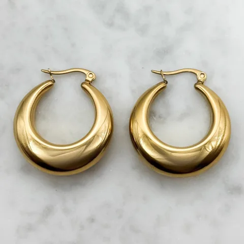 Icon hoop oorbellen