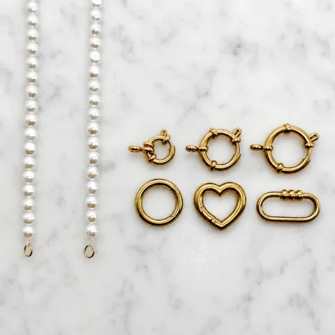 Lange parelketting | Stel zelf samen