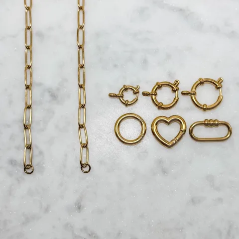 Ovale schakelketting