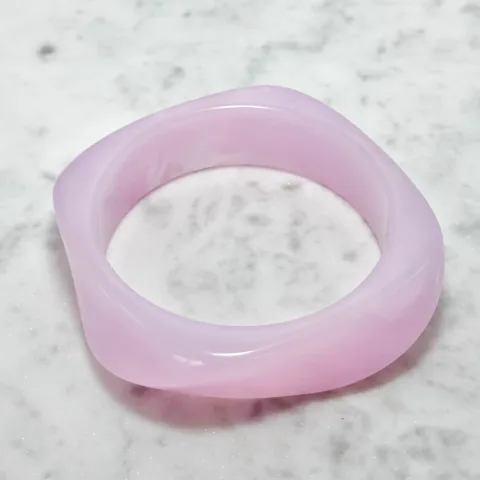Roze bangle armband