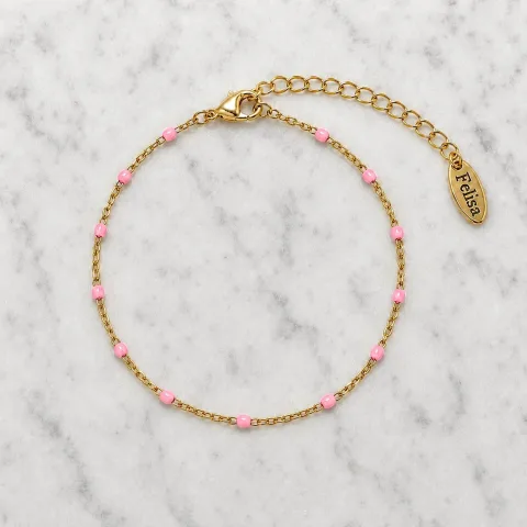 Roze dots armband