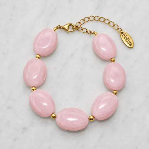 Roze candy armband