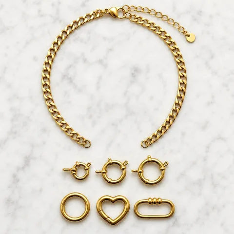 Statement schakelarmband