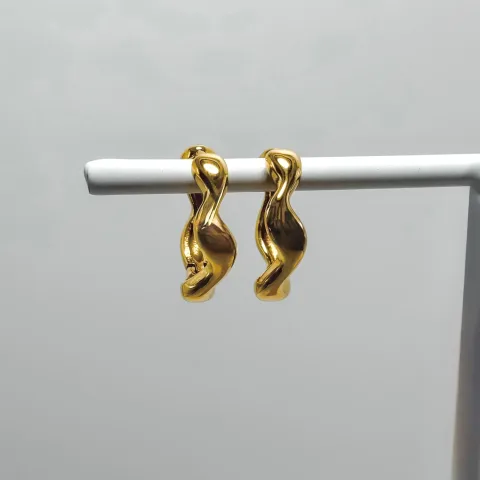 Wavy oorbellen